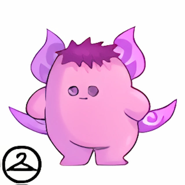 Giant Pink Flosset Petpet Wearable