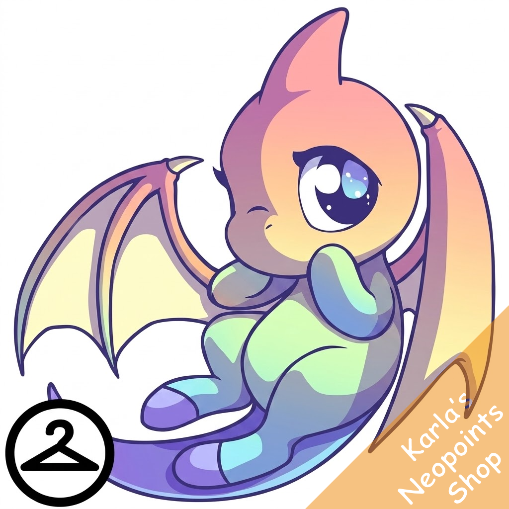 Prismatic Pastel: Adoring Rainbow Shoyru