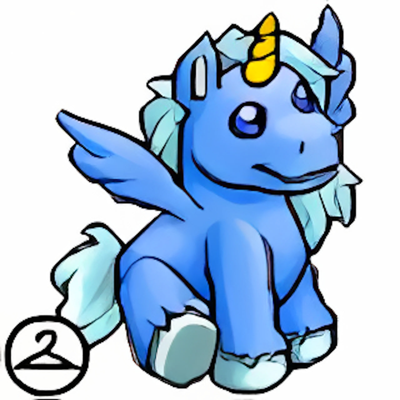 Habbo Hotel Blue Uni