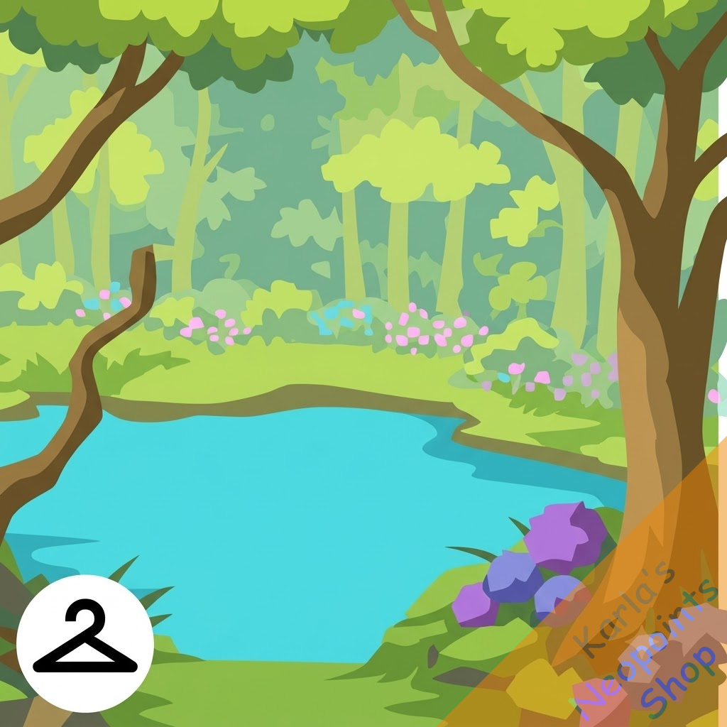 Summer Forest Springs Background