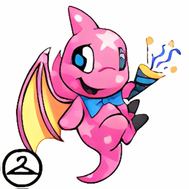 Prismatic Pink: Celebratory Anniversary Shoyru