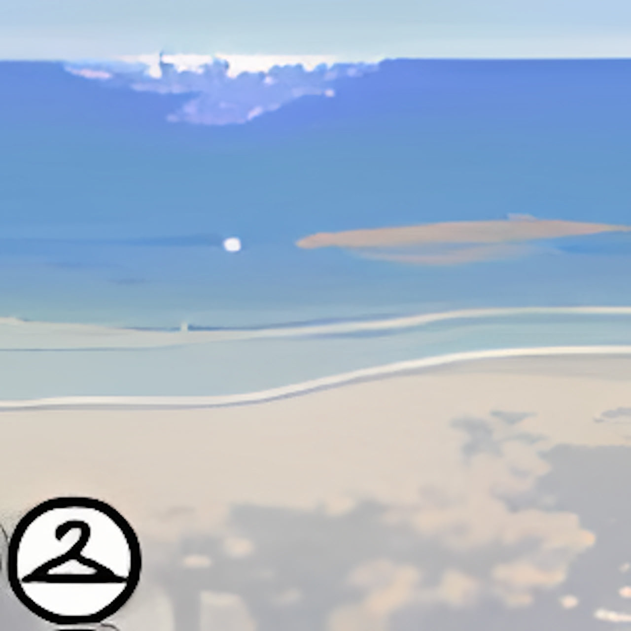 Sparkling Ocean Background