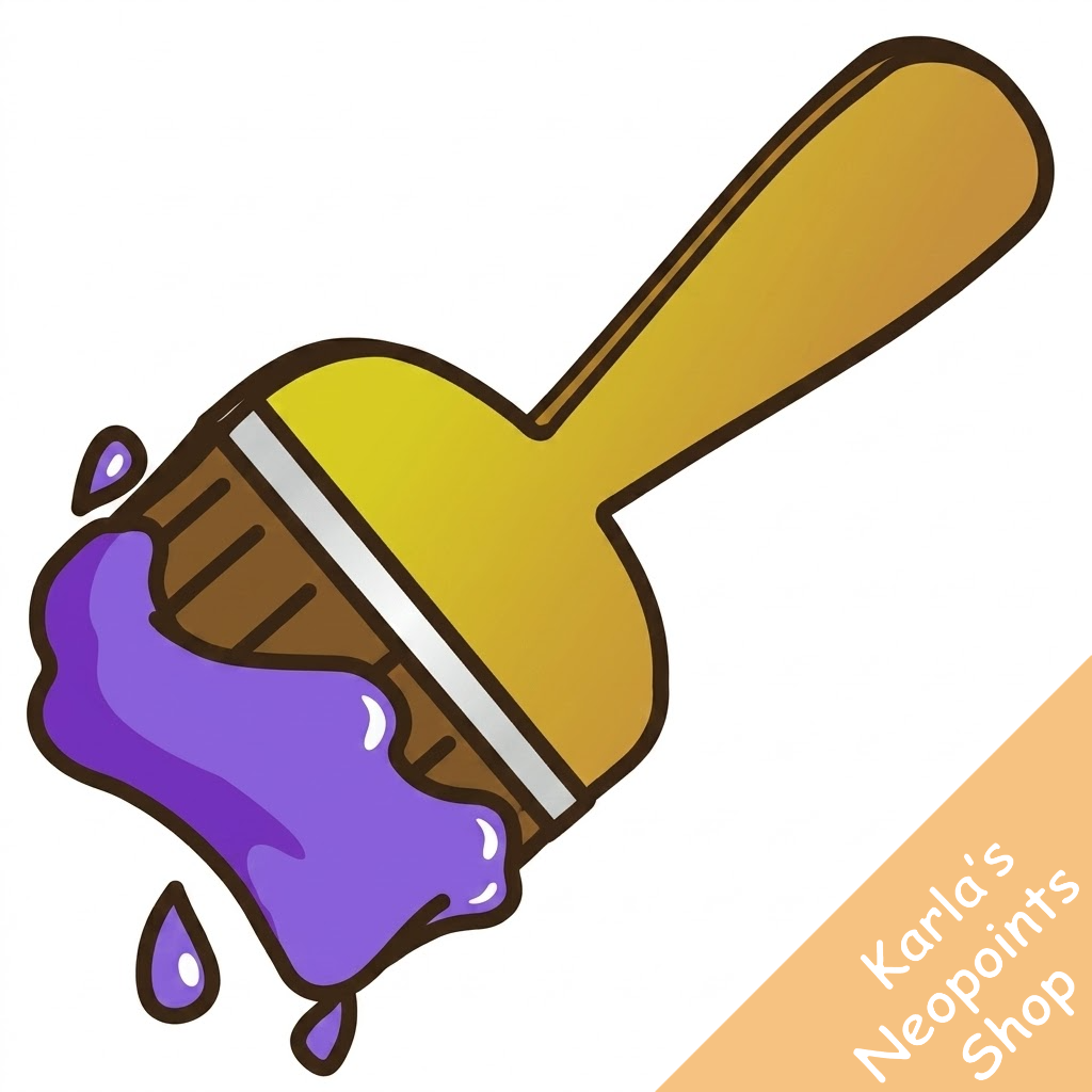 Purple Paint Brush