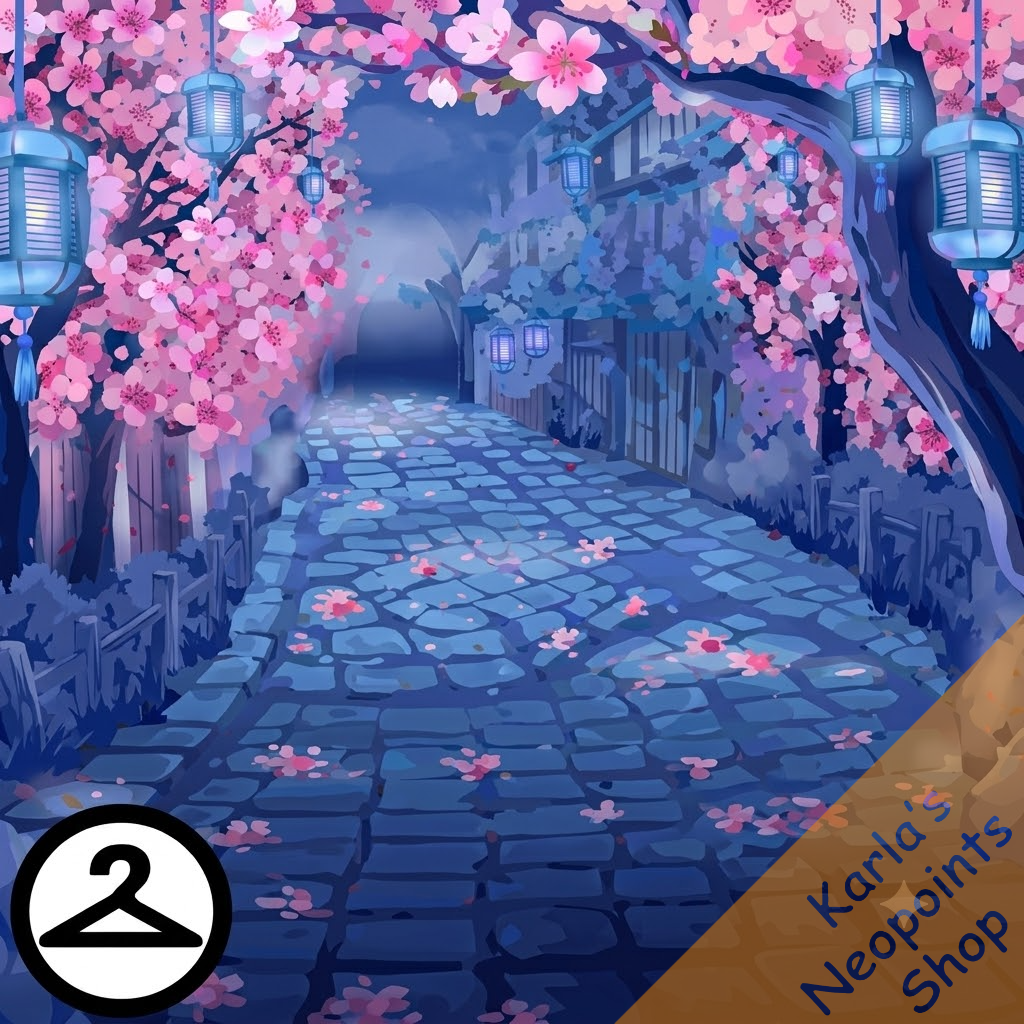 Dyeworks Blue: Cherry Blossom Season Background