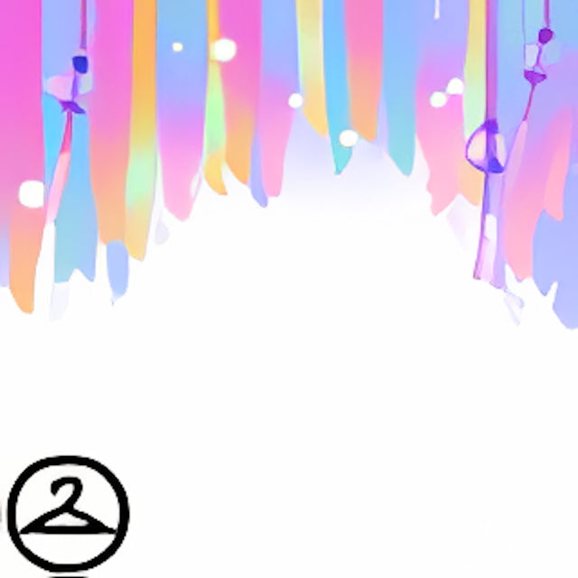 Iridescent Flowers Garland