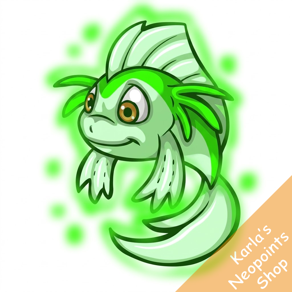 Magical Green Koi Plushie