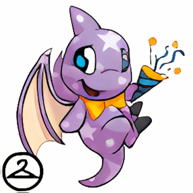 Prismatic Purple: Celebratory Anniversary Shoyru