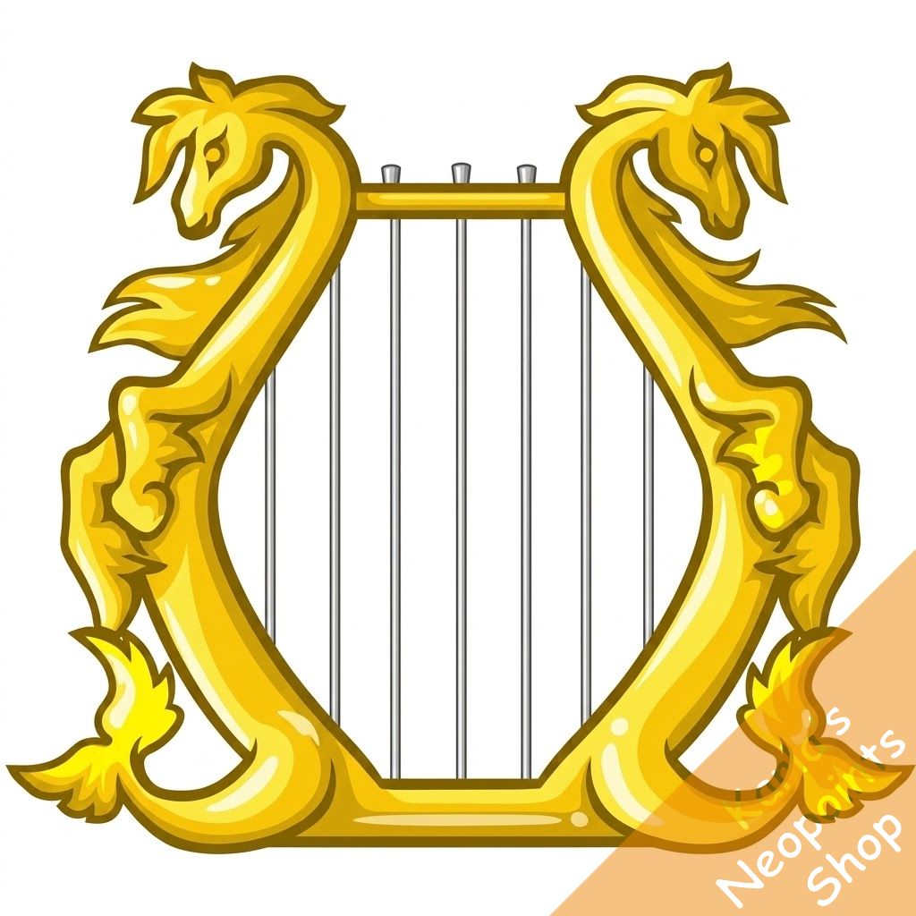 Golden Peophin Harp