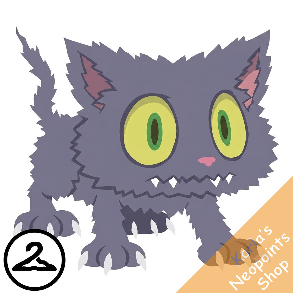 Mutant Meowclops Petpet Wearable