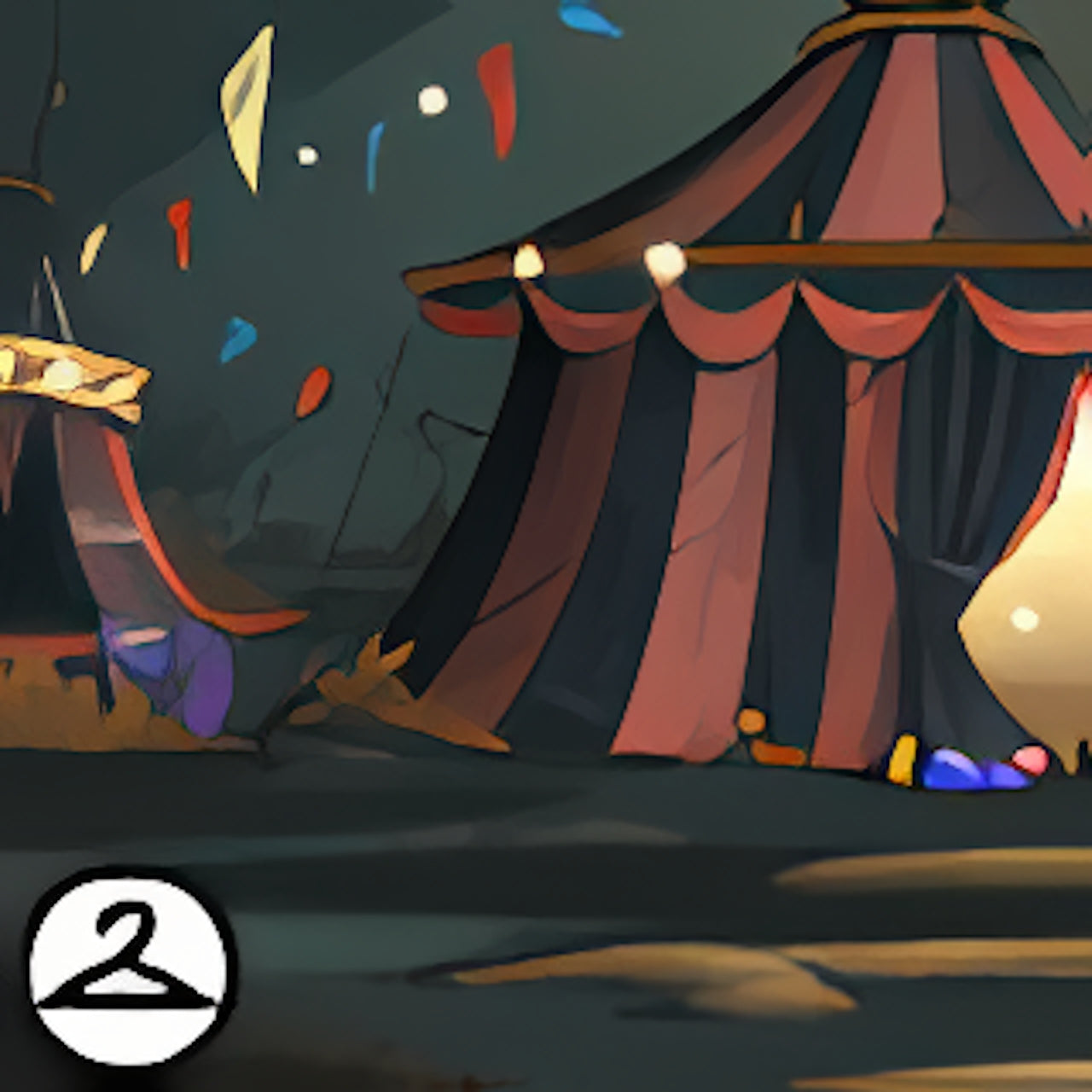 Outside the Extraordinary Circus Background