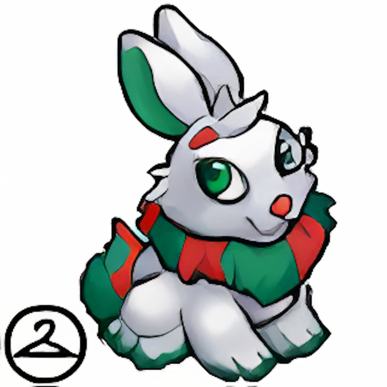 Habbo Hotel Christmas Cybunny