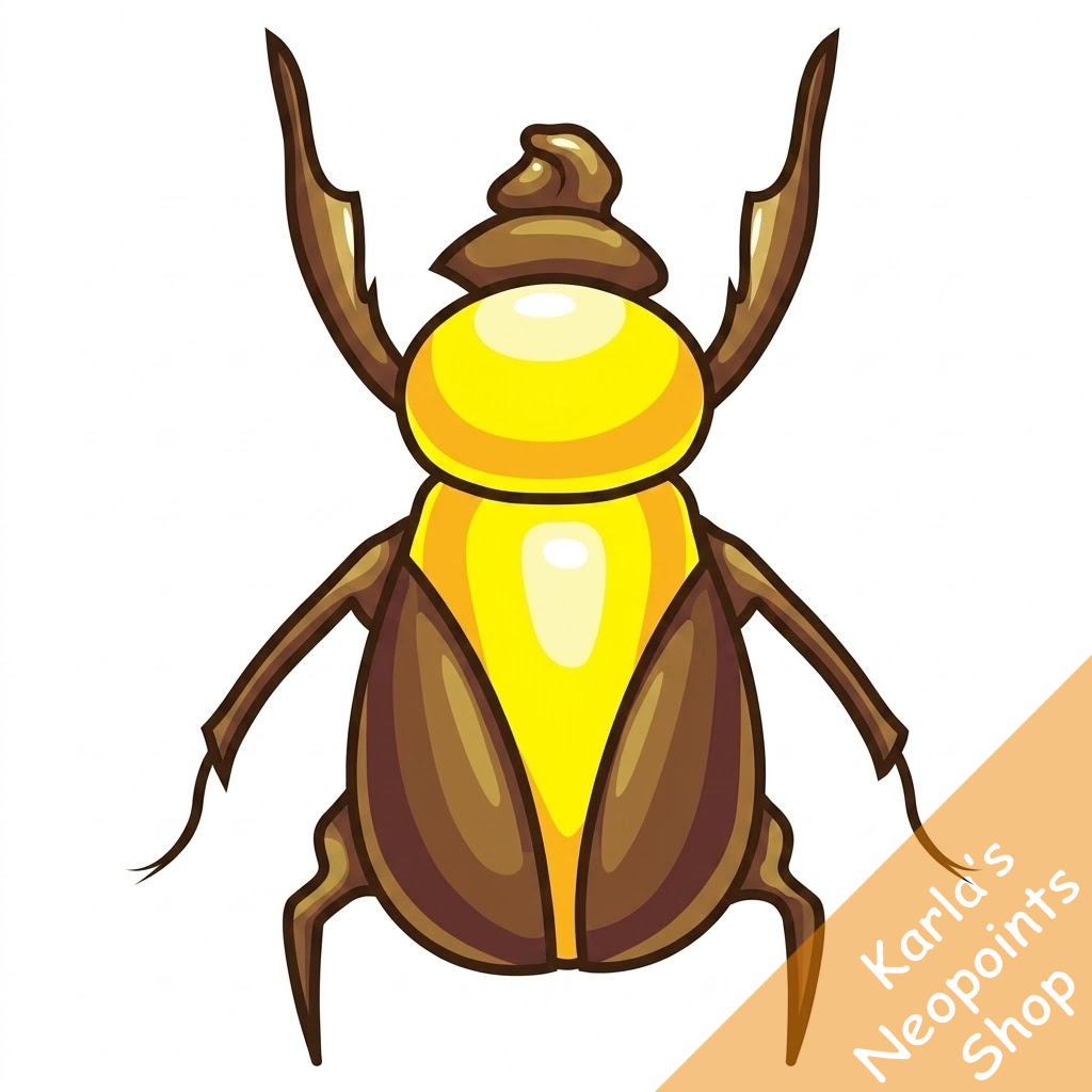 Basic Yellow Collectable Scarab