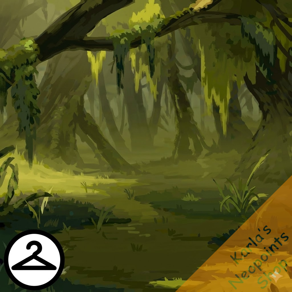 Mystical Swamp Background
