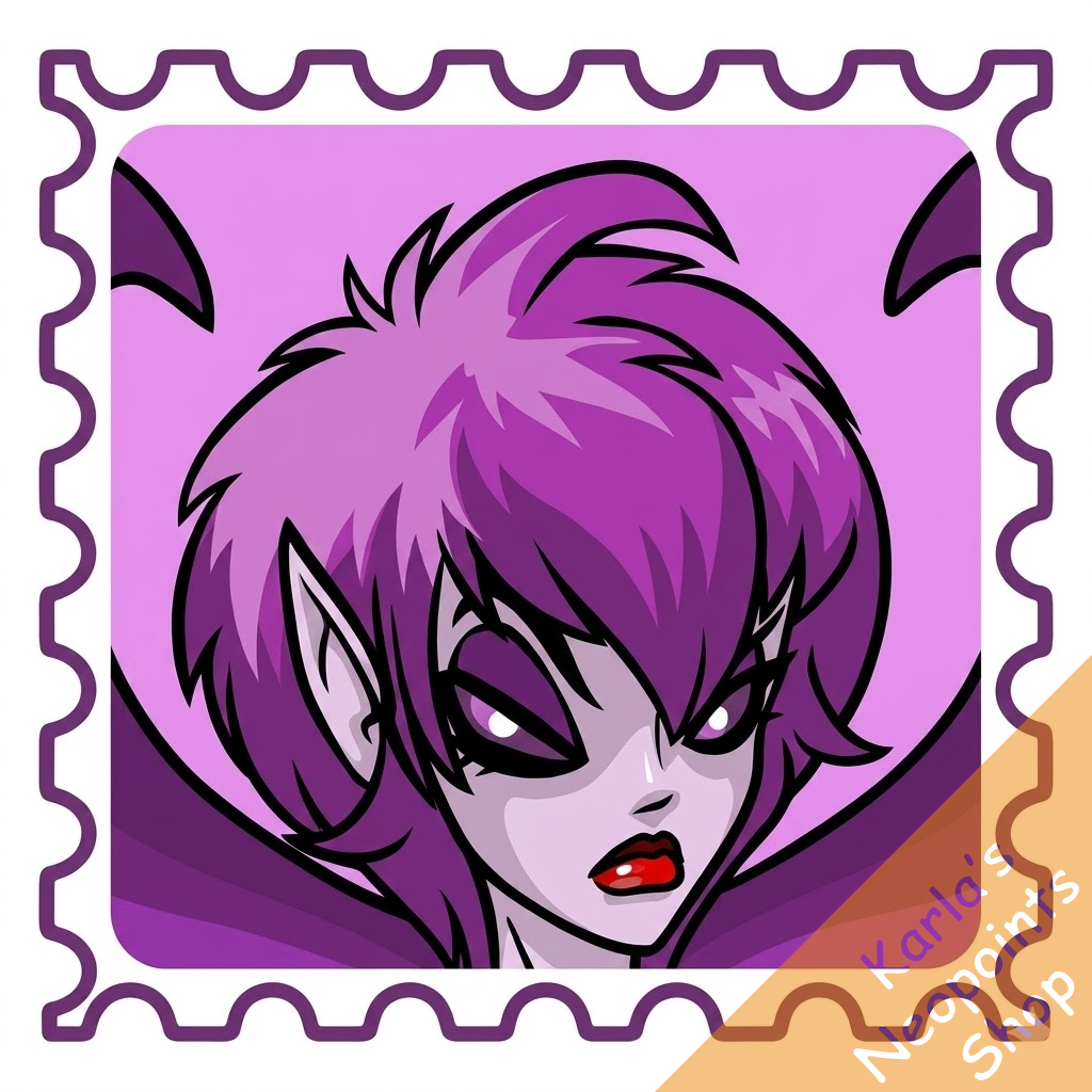 Dark Faerie Stamp