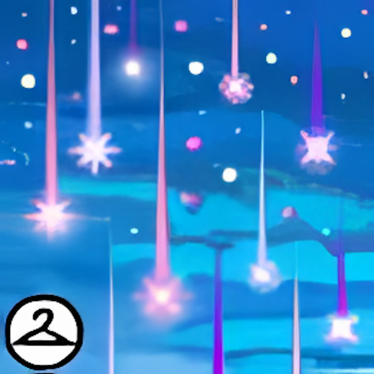 Dyeworks Blue: Raining Stars Effect