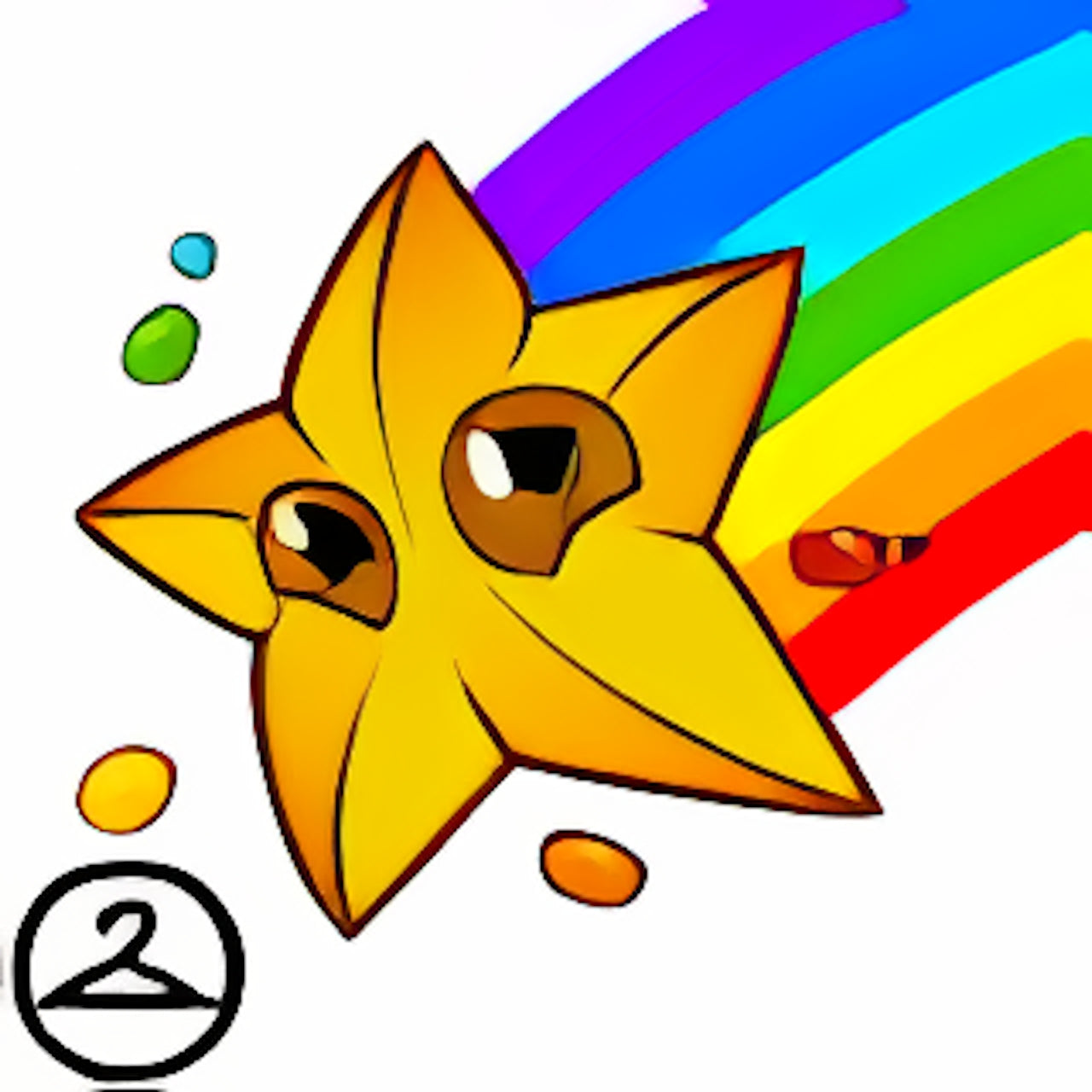 Flying Rainbow Nova Trinket
