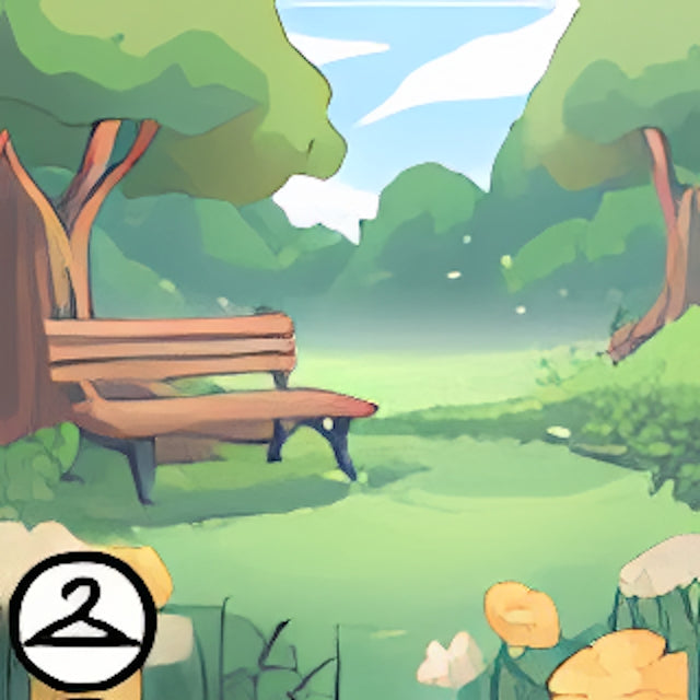 Lush Greenery Park Background