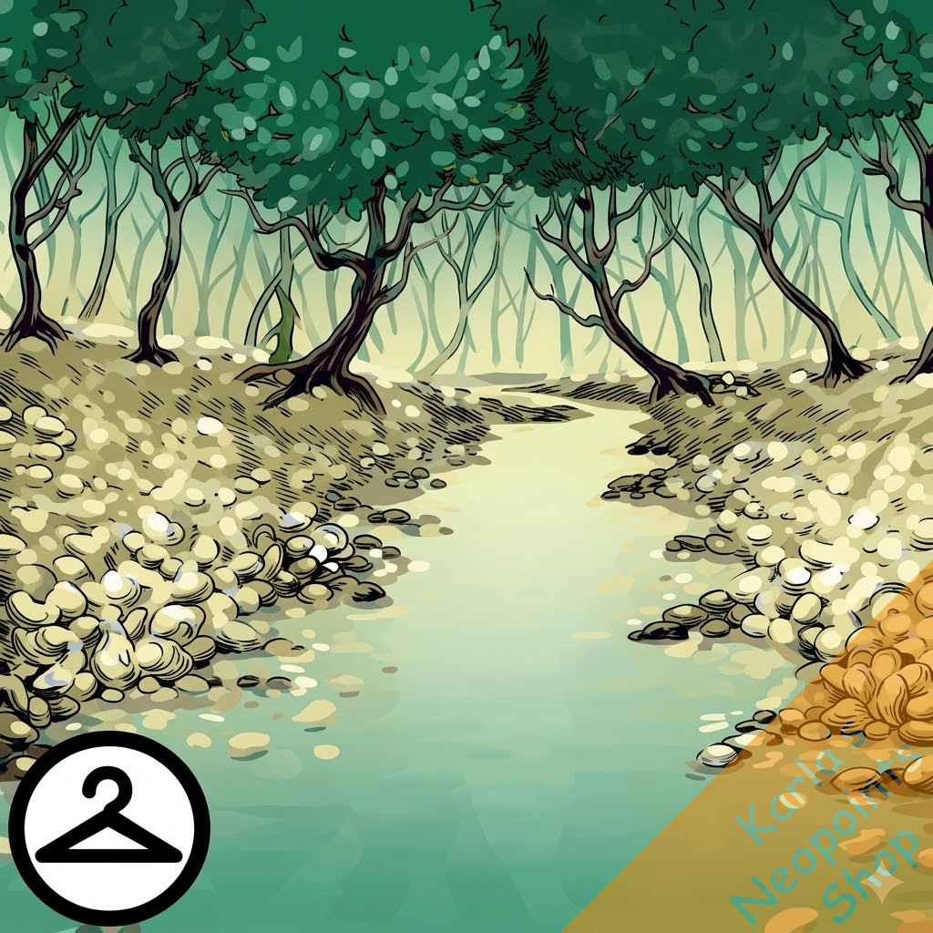 Dyeworks Dark Green: Rainy Spring Day Background