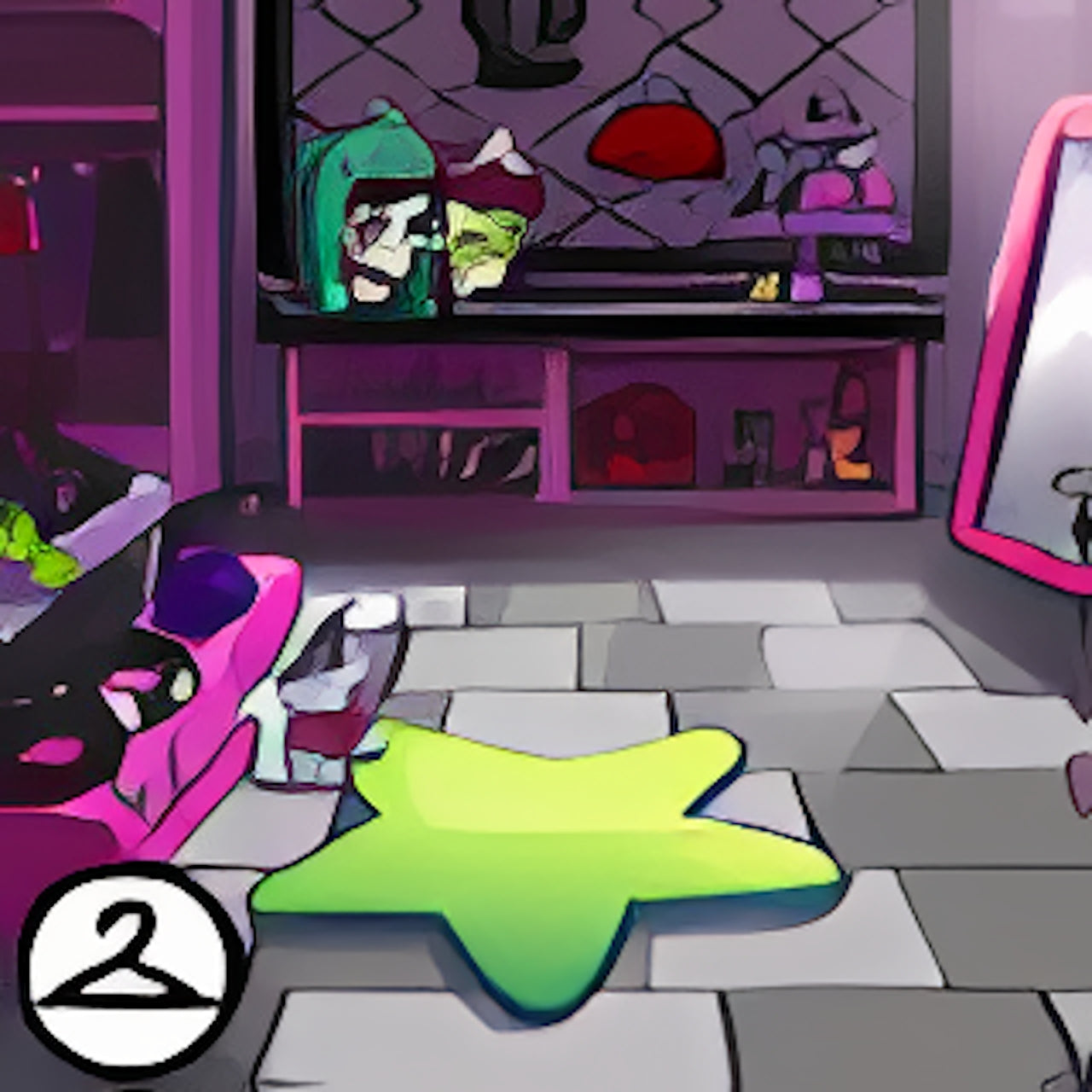 Emo Usuki Shop Background