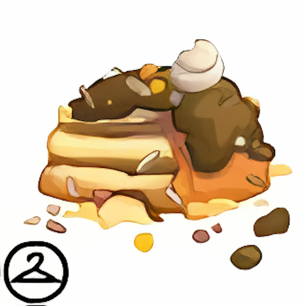 Dyeworks Brown: Baby Messy Birthday Cake Makeup