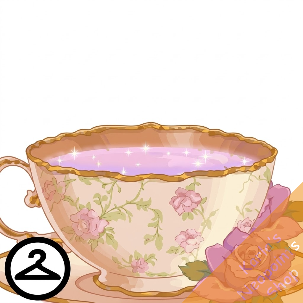 Soaking In A Rose Teacup