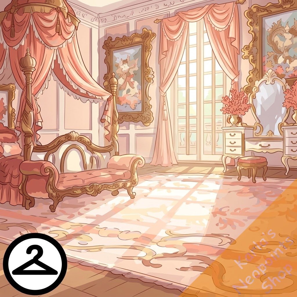 Elegant Bedroom Background