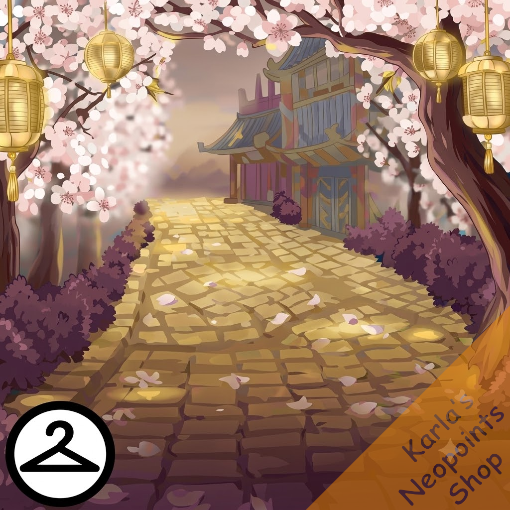 Dyeworks White: Cherry Blossom Season Background