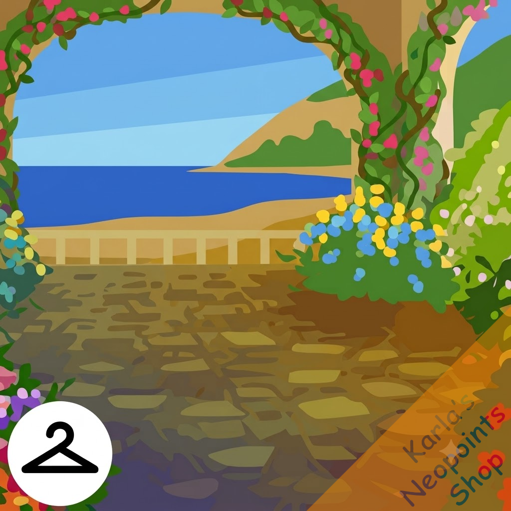 Terrace and Beach View BG