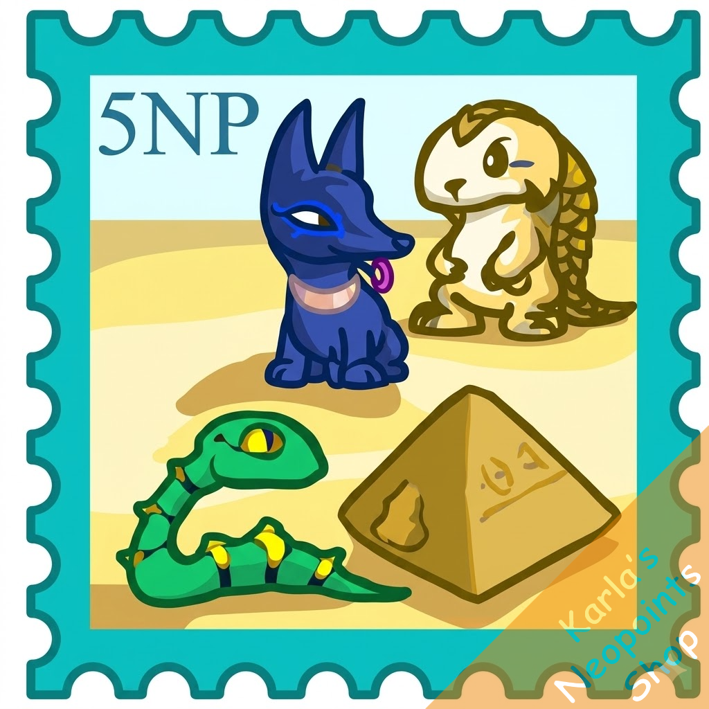 Desert Petpet Stamp