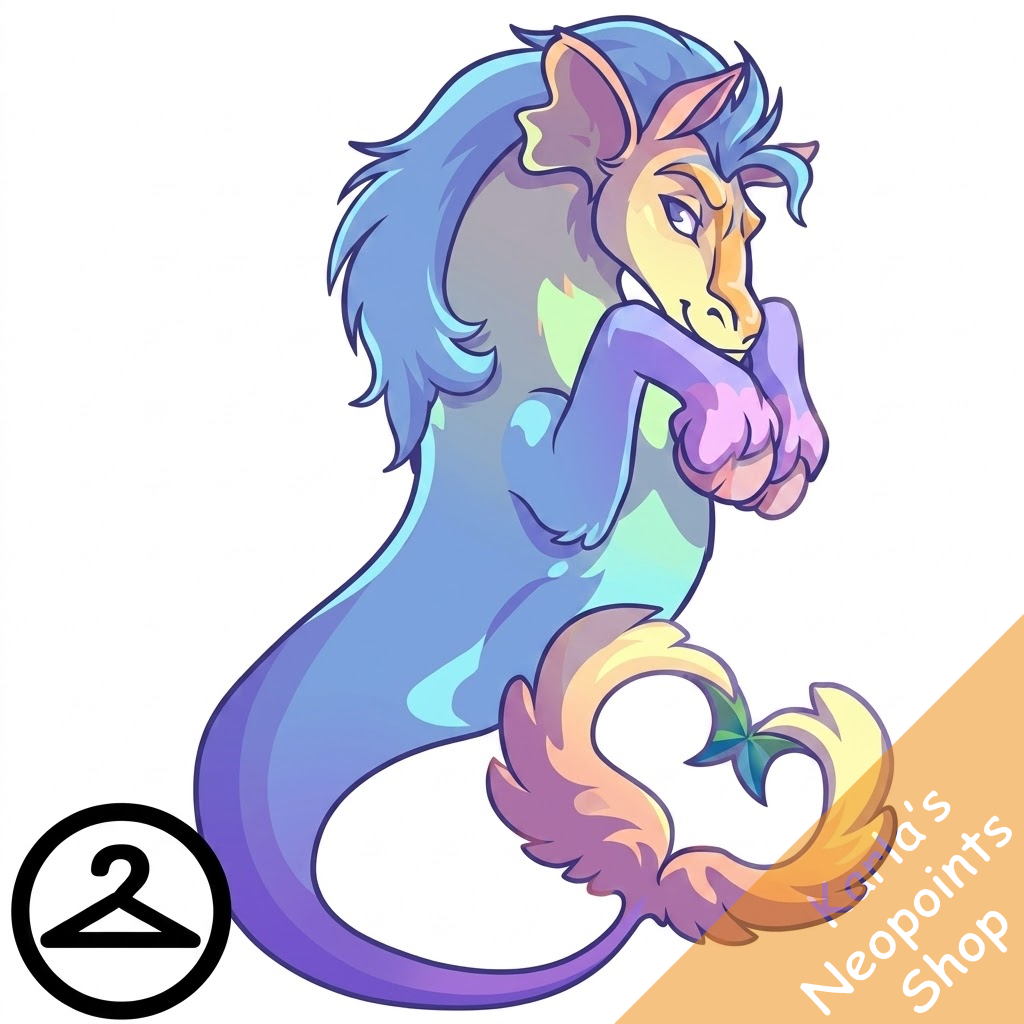 Prismatic Pastel: Adoring Rainbow Peophin