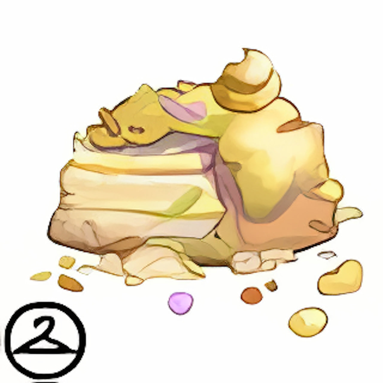 Dyeworks Yellow: Baby Messy Birthday Cake Makeup