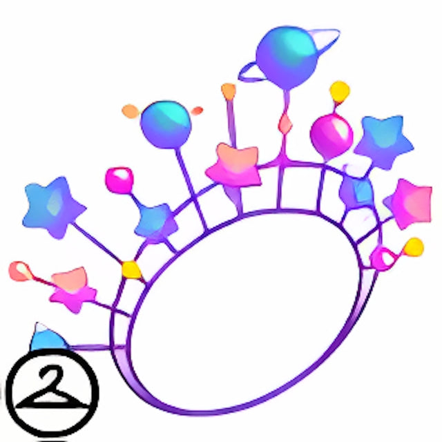 Holographic Star Headband