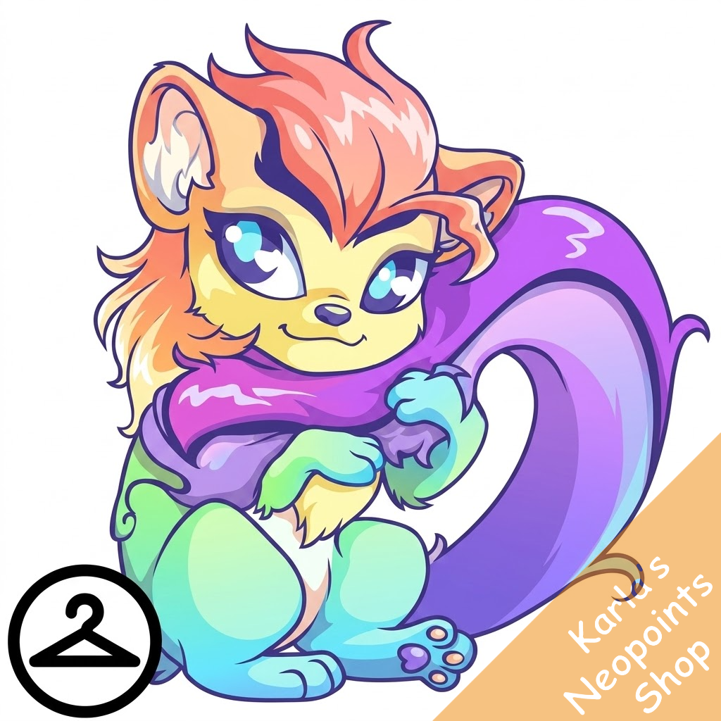 Prismatic Pastel: Adoring Rainbow Xweetok