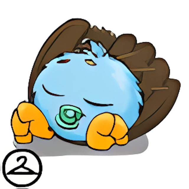 Sleeping Homerun Baby Neopets Trinket