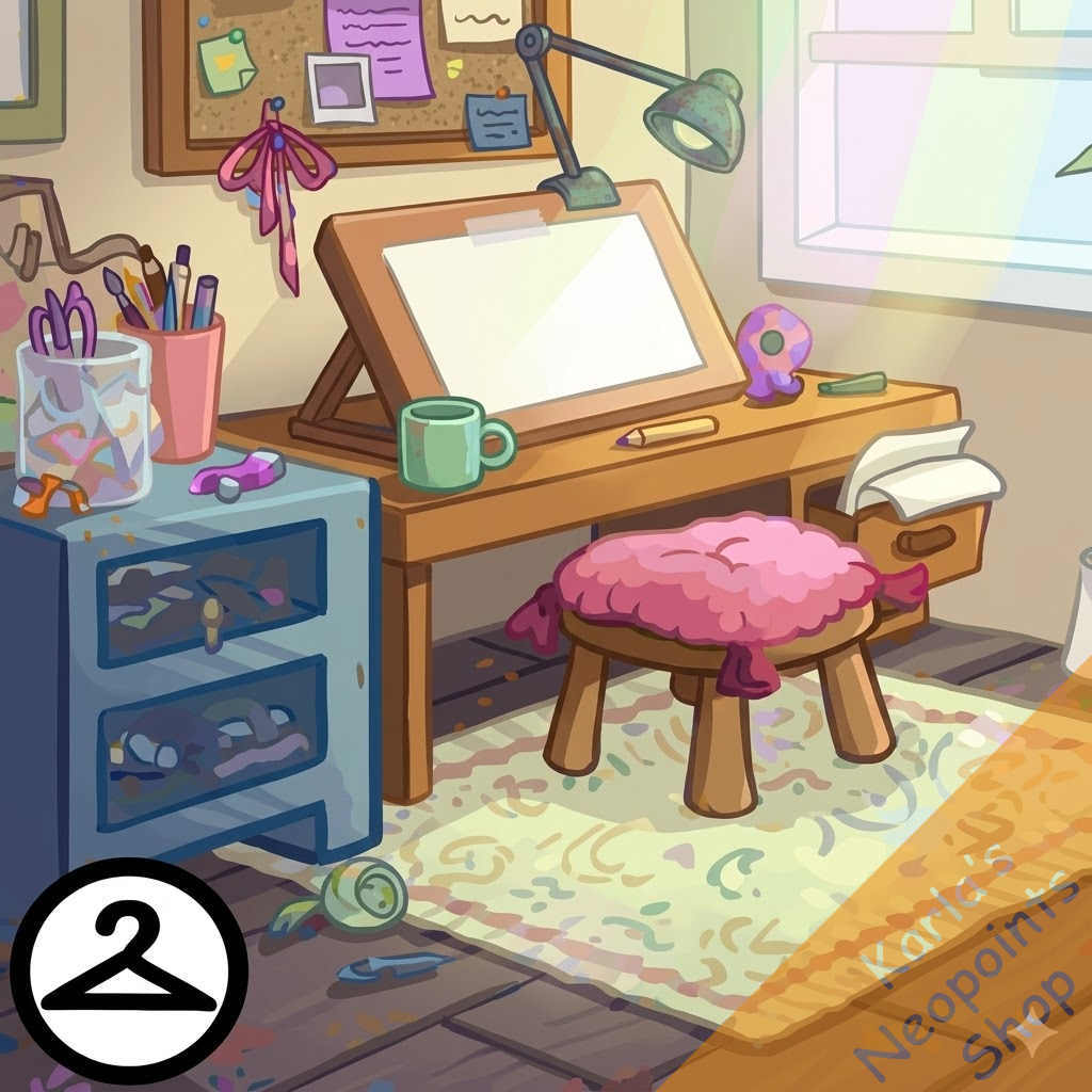 Crafty Art Studio Background