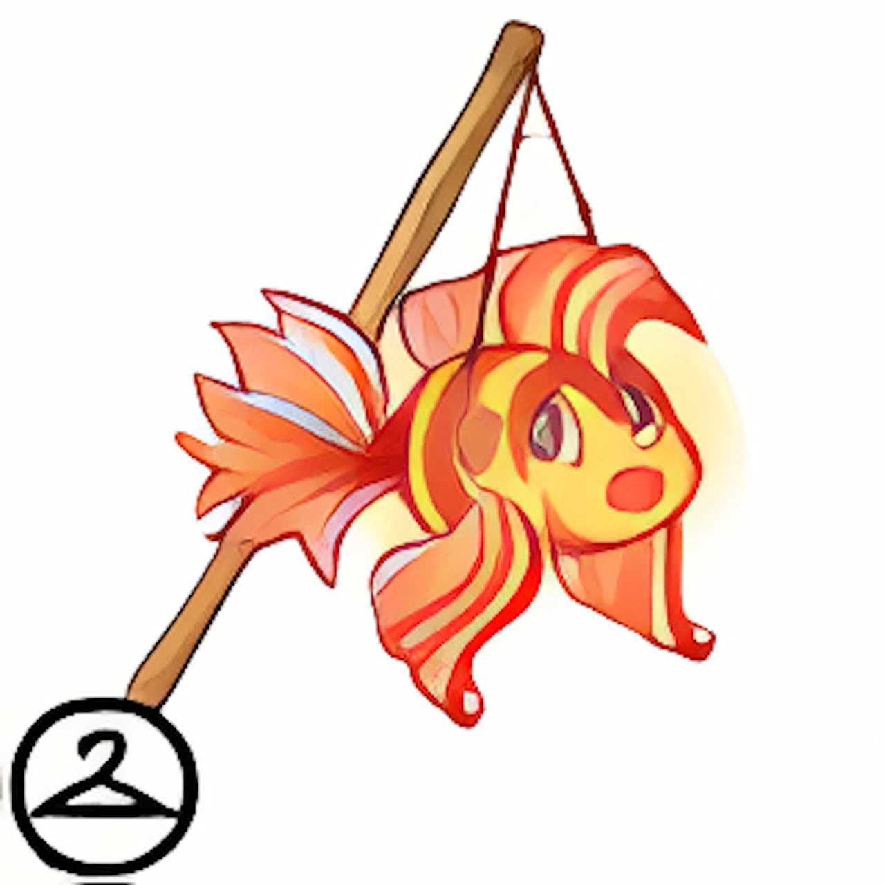 Paper Lantern Koi Handheld