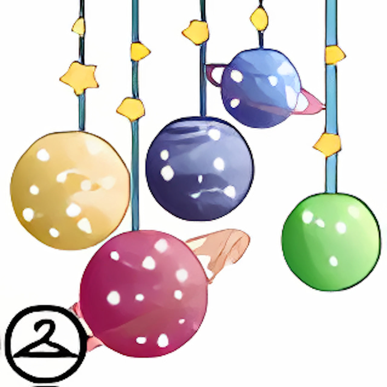 Premium Collectible: Sparkling Galaxy Garland