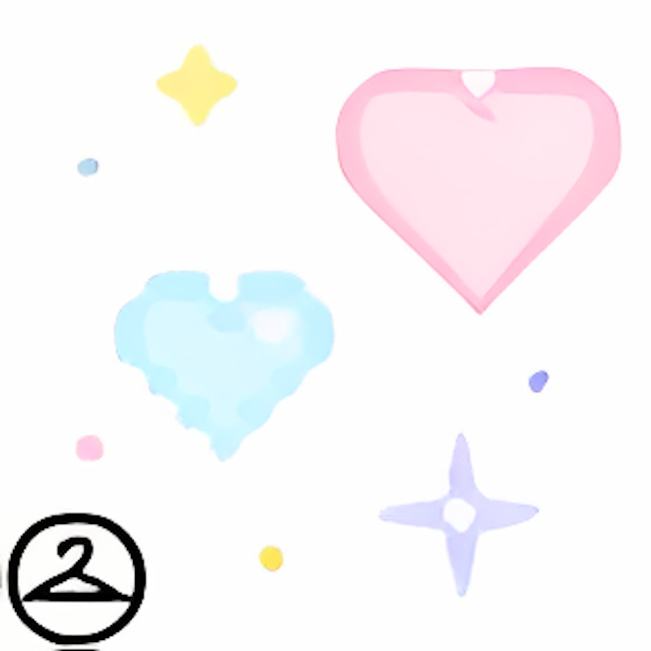 Pixel Sparkle and Heart Filter