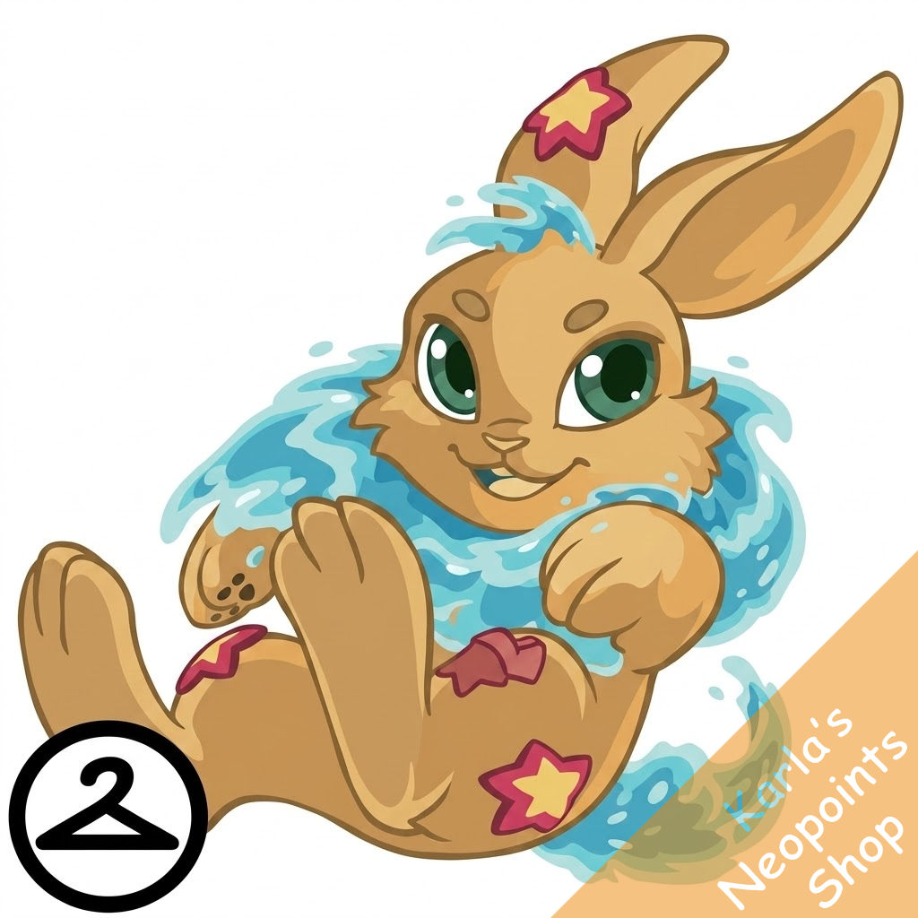 Prismatic Seaside: Coastal Water Cybunny