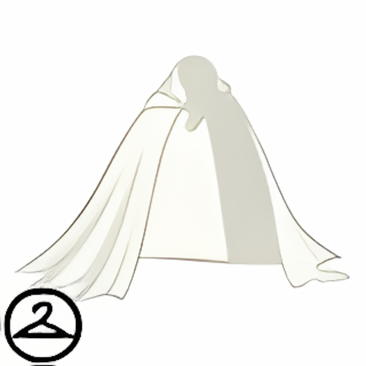 Dyeworks White: Dark Mystical Cape