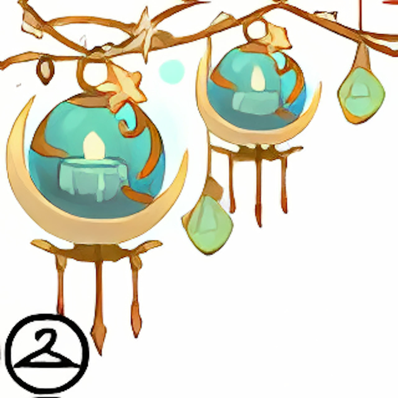Mystic Lantern Garland Foreground