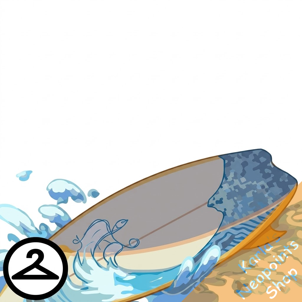 On Top of Surfboard Trinket