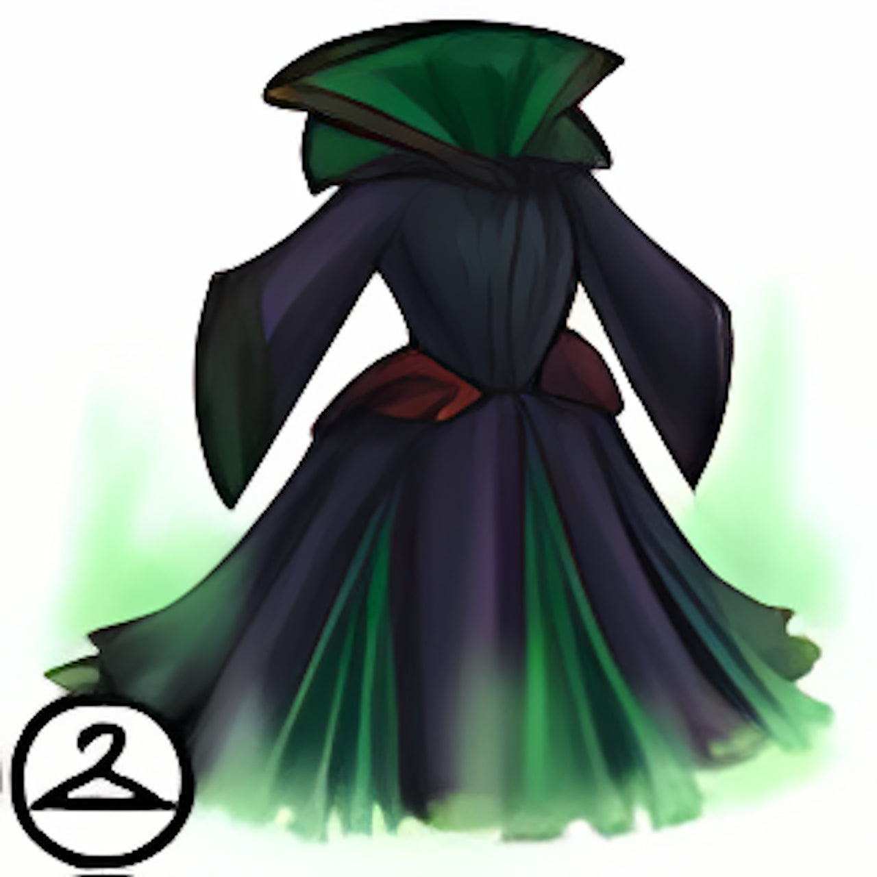 Dyeworks Green: Dark Magic Dress