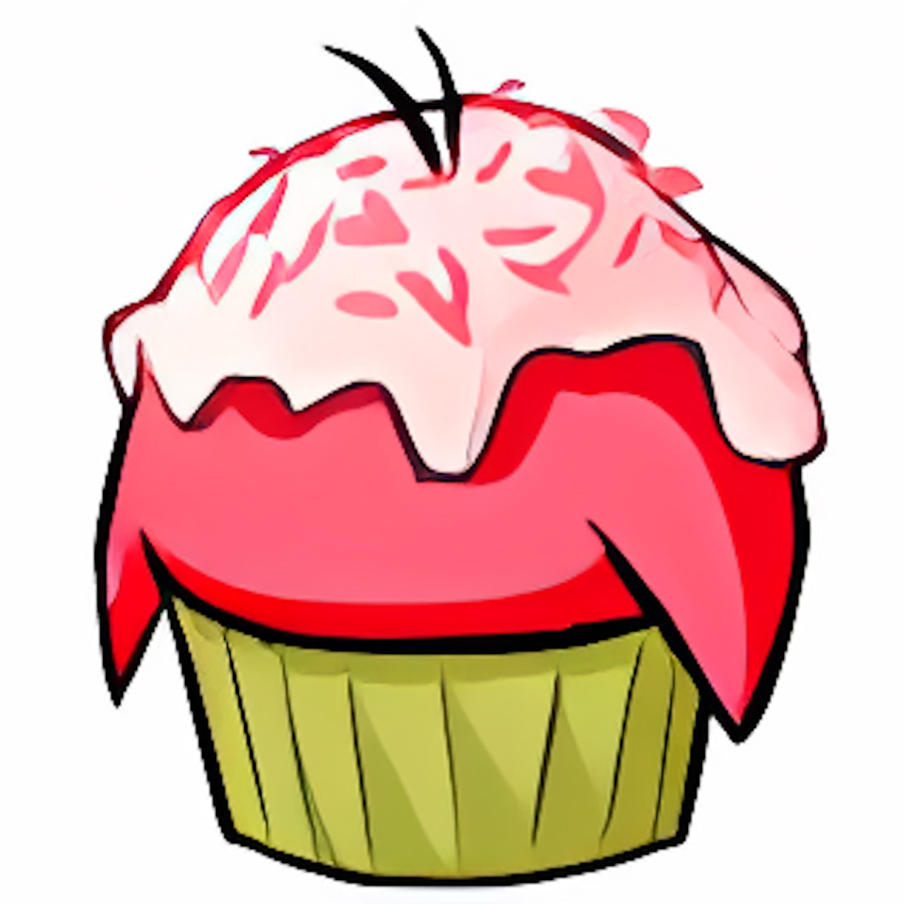 Red Kacheek Cupcake