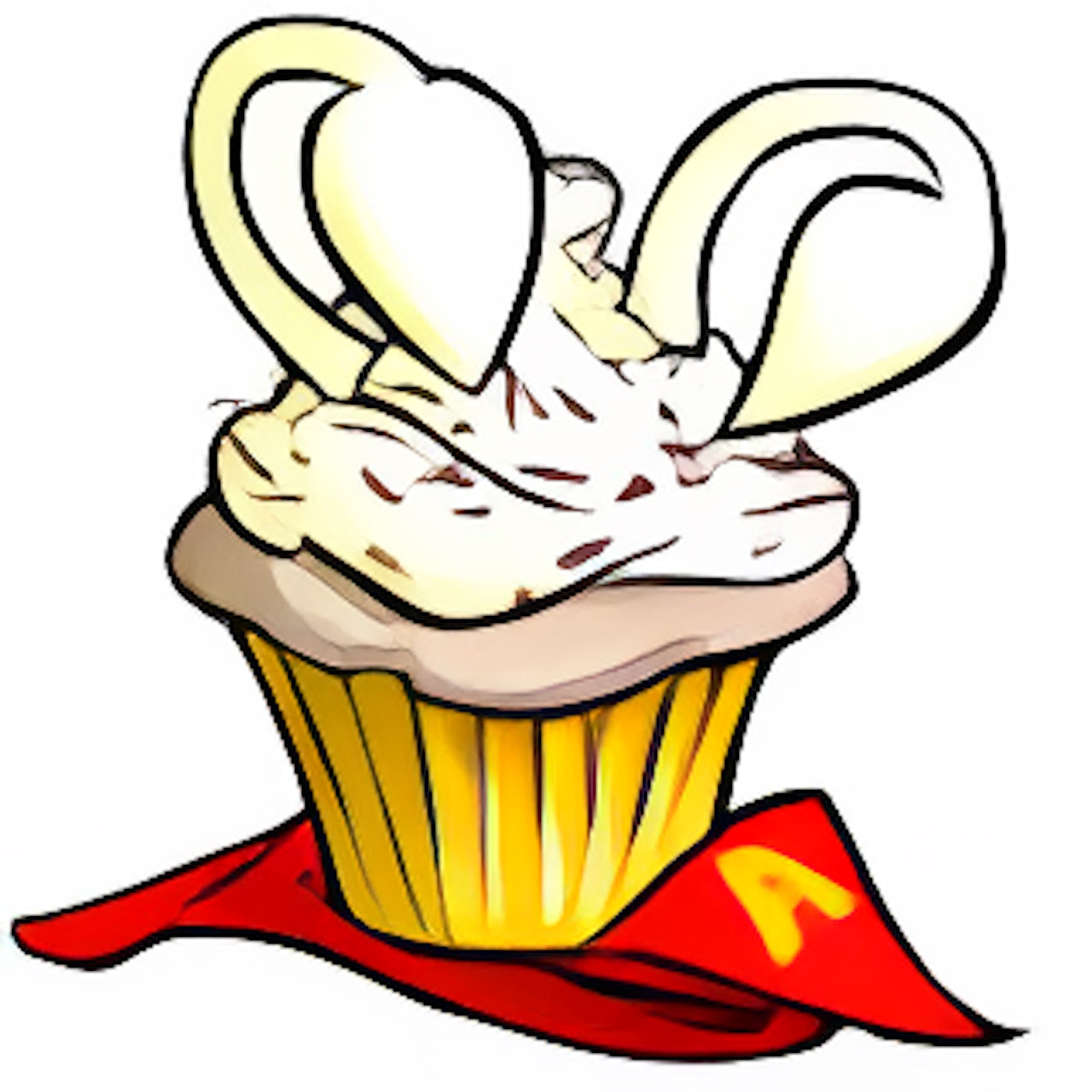 White Aisha Cupcake