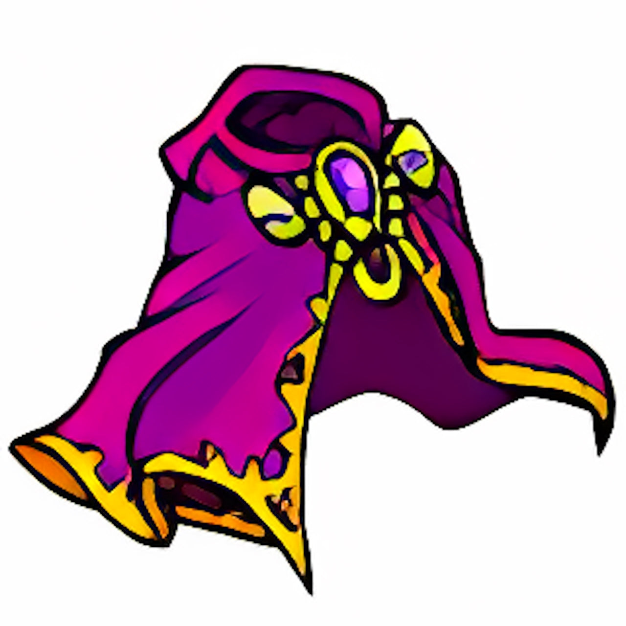 Ornate Violet Cloak