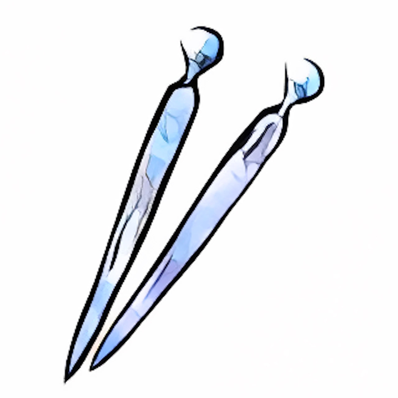 Porcelain Hair Sticks