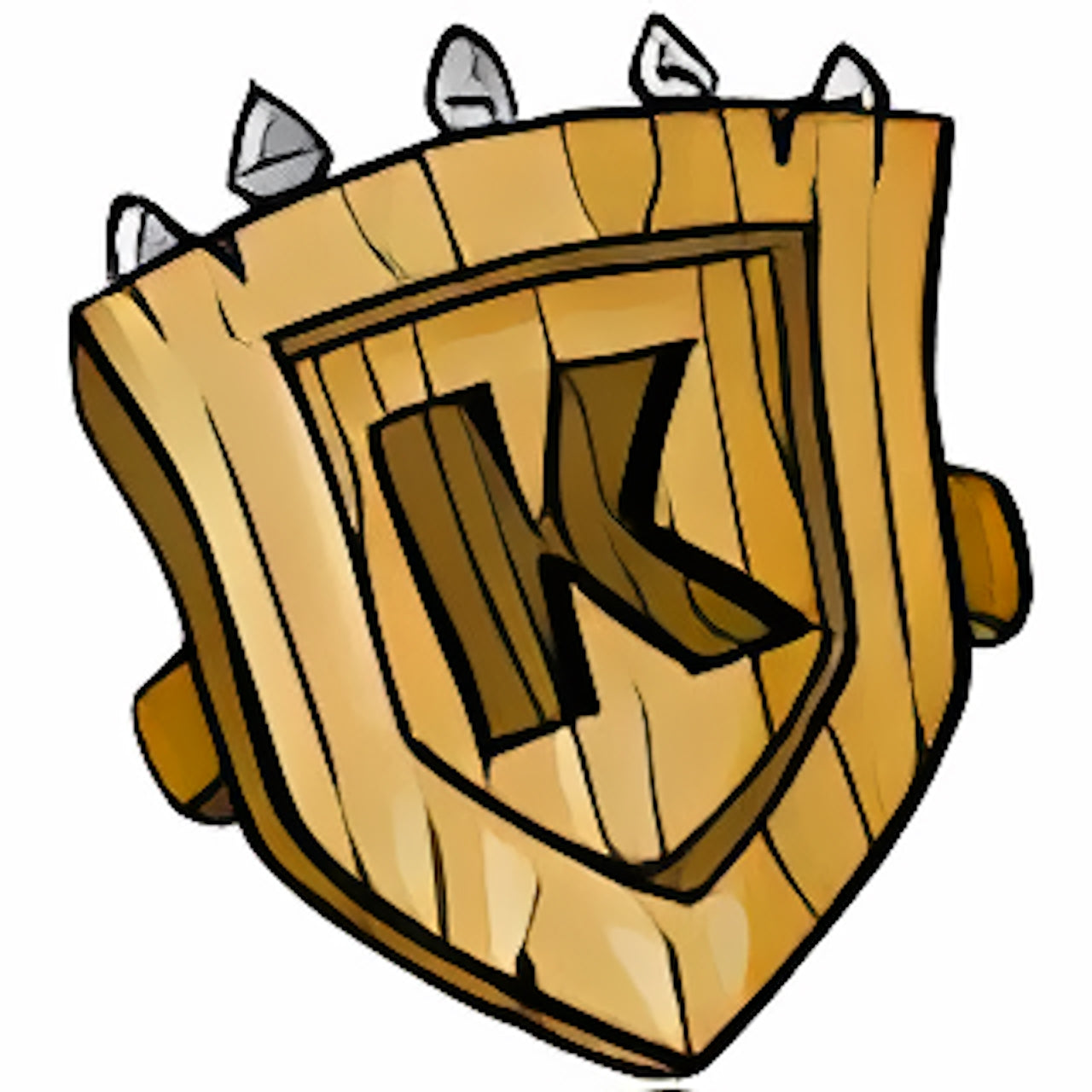 Heavy Wooden Kau Shield