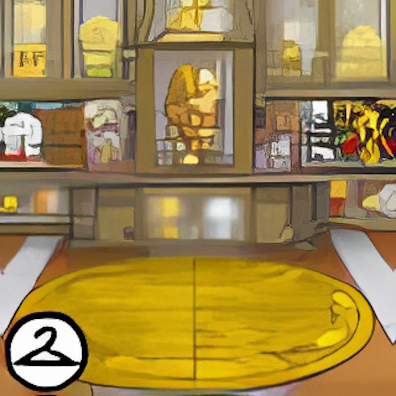 Altador Cup Display Cabinet Background