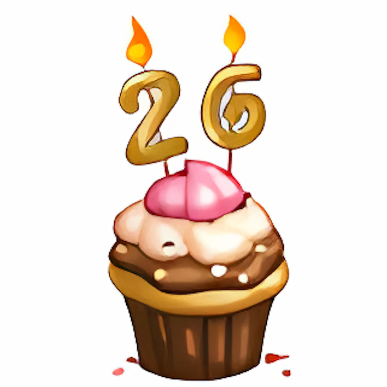 Neopets 26th Birthday Cupcake